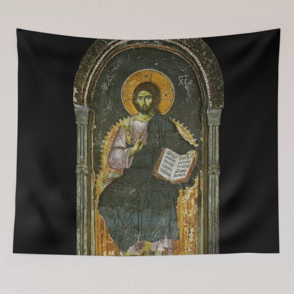Item preview, Christ Enthroned The Protaton Mount-Athos 1290 designed and sold by GuyBlank.