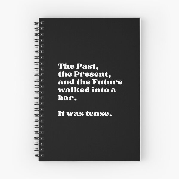 Item preview, The Past, The Present and The Future Walked into a Bar - English Grammar designed and sold by SWETA HALDER.