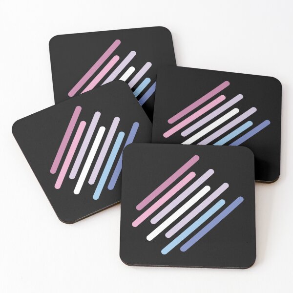 Item preview, Minimalist Lines Bigender Pride Design – LGBTQ+ Minimal Art designed and sold by Lanakila Studio.
