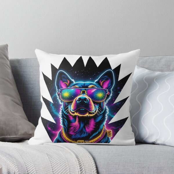 Item preview, Neon Cosmic Space Dog designed and sold by Freelancimals.