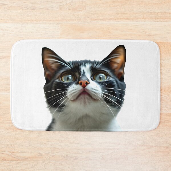 Item preview, Adorable Tuxedo Cat Looking Up Sticker designed and sold by Teewave-Ashish.