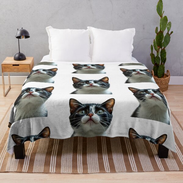 Item preview, Adorable Tuxedo Cat Looking Up Sticker designed and sold by Teewave-Ashish.