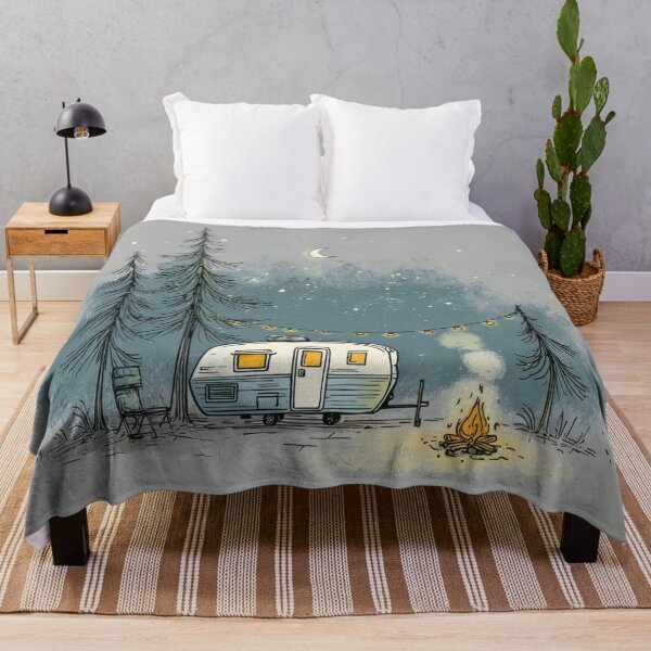 Item preview, Moonlit starry camping designed and sold by anytka.
