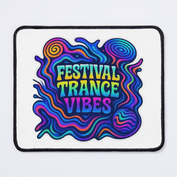 Item preview, Festival Trance Vibes Psychedelic Electronic Music Art designed and sold by |TRSSHOP|.