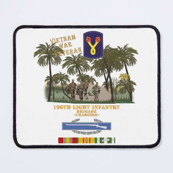 Item preview, Army - 196th Light Infantry Brigade -  Vietnam Jungle Patrol X 300 designed and sold by Military Insignia Products.