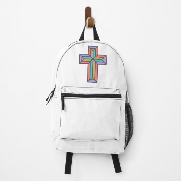 Item preview, Modern Stained Glass Cross | Colorful Christian Cross Art | Minimal Cross Symbol designed and sold by stylishdzign.