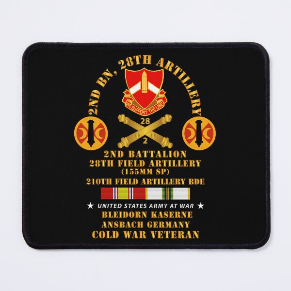Item preview, Army - 2nd Bn 28th Artillery - 210th FA Bde - Ansbach Germany w COLD SVC designed and sold by Military Insignia Products.
