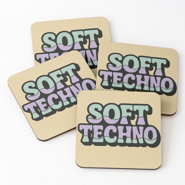 Item preview, Soft Techno Minimal Electronic Music Typography Design designed and sold by |TRSSHOP|.