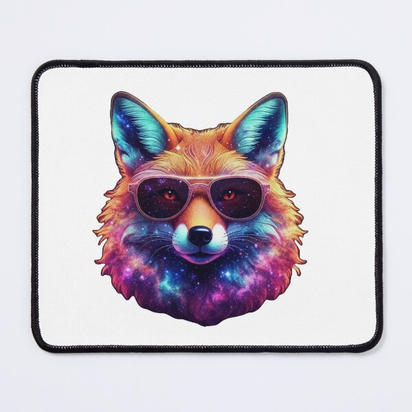 Item preview, Neon Cosmic Space Fox designed and sold by Freelancimals.
