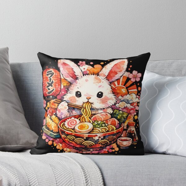 Item preview, Bunny Eating Ramen designed and sold by optimusprime39.