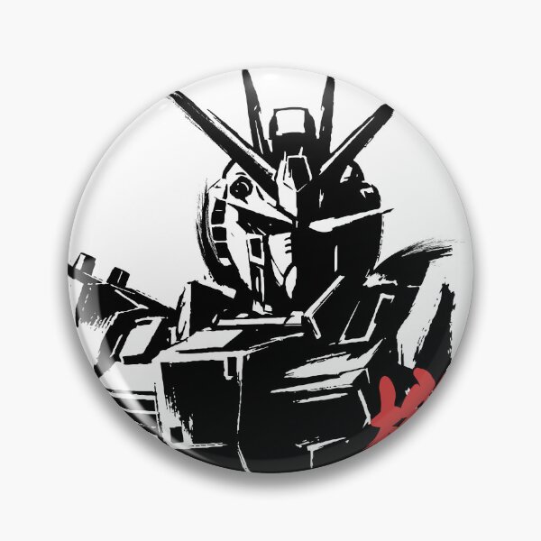 Item preview, Japanese Sumi-e Style Nu Gundam Art designed and sold by Snapnfit.