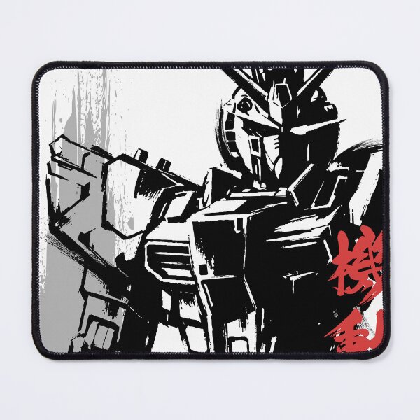 Artikelvorschau, Japanische Nu Gundam-Kunst im Sumi-e-Stil entworfen und verkauft von Snapnfit.