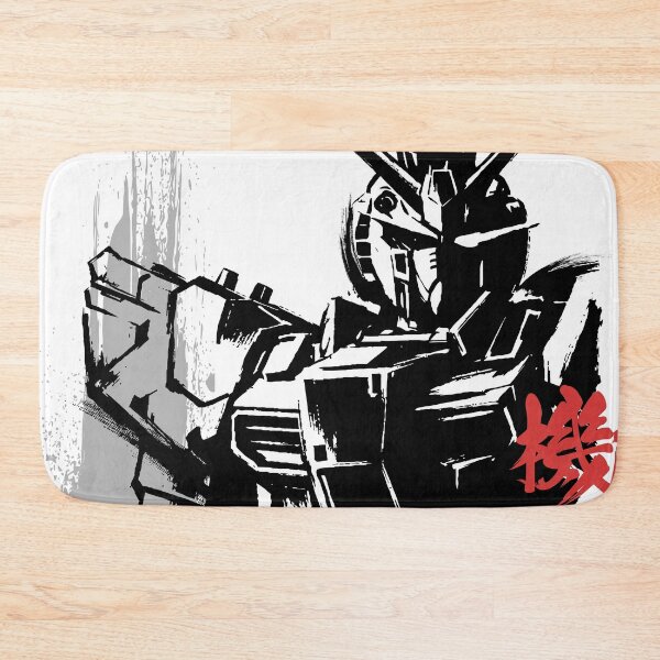 Item preview, Japanese Sumi-e Style Nu Gundam Art designed and sold by Snapnfit.