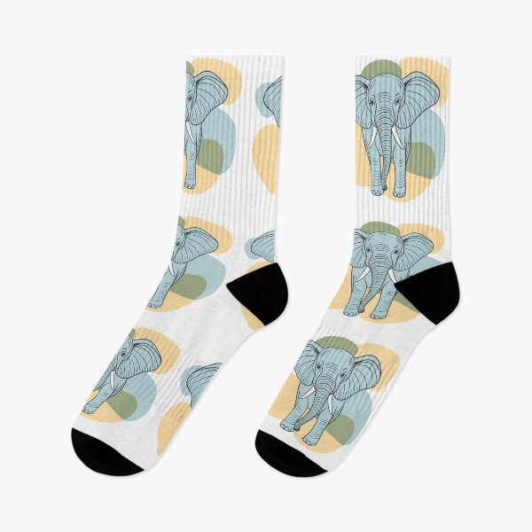 Item preview, Elephant Colorful Beasts Playful Animal Collection Nature Wildlife designed and sold by ART ATTACK ZONE.