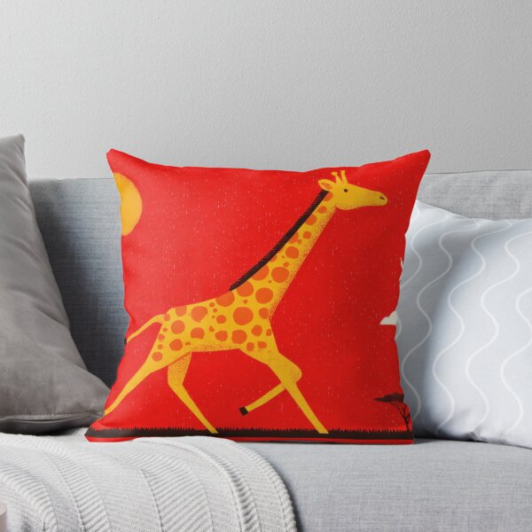 Artikelvorschau, Giraffe spaziert in der Sonne in der Savanne entworfen und verkauft von anytka.