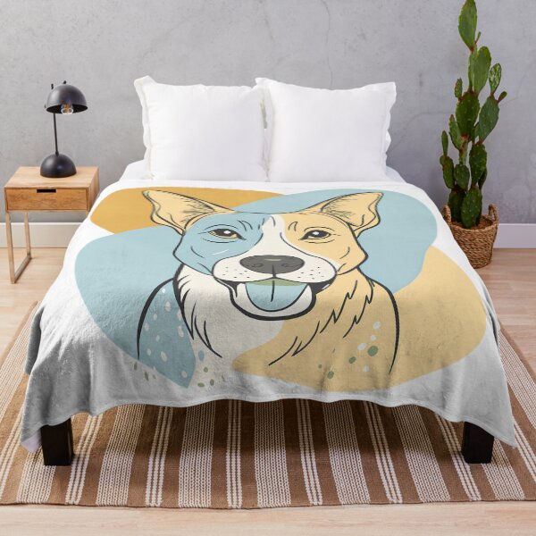Item preview, Dog Colorful Beasts Playful Animal Collection Nature Wildlife designed and sold by ART ATTACK ZONE.