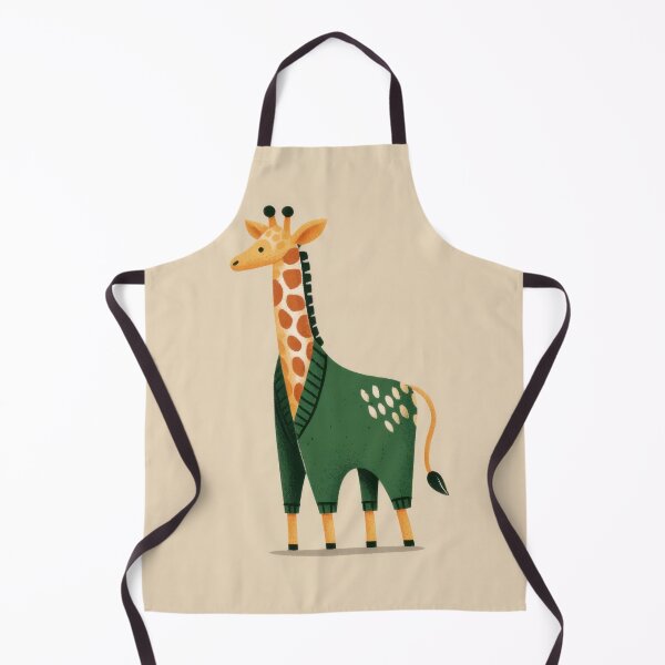 Artikelvorschau, Die in einen Pullover gekleidete Giraffe steht still. entworfen und verkauft von anytka.