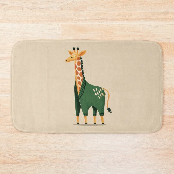 Artikelvorschau, Die in einen Pullover gekleidete Giraffe steht still. entworfen und verkauft von anytka.
