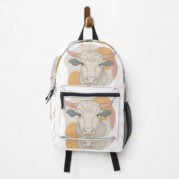 Item preview, Bull Colorful Beasts Playful Animal Collection Nature Wildlife designed and sold by ART ATTACK ZONE.