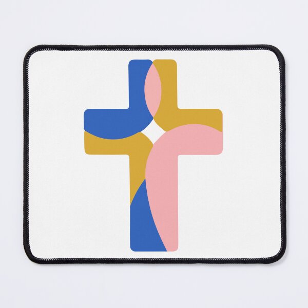 Item preview, Colorful Geometric Cross | Bold Abstract Cross designed and sold by stylishdzign.