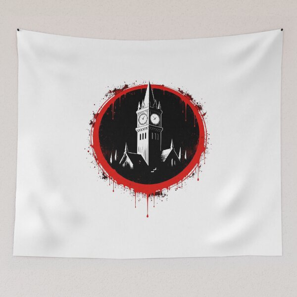 Item preview, BOTC - A Blood splattered clocktower - the Halo designed and sold by creative-cub.