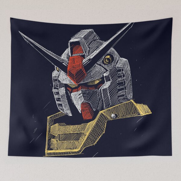 Item preview, RX-78-2 Gundam Head Sketch designed and sold by Snapnfit.