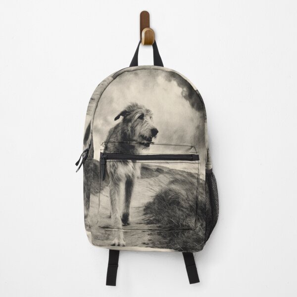 Item preview, A majestic Irish Wolfhound walking along a windswept moor, Dogs in Motion designed and sold by CDC40.