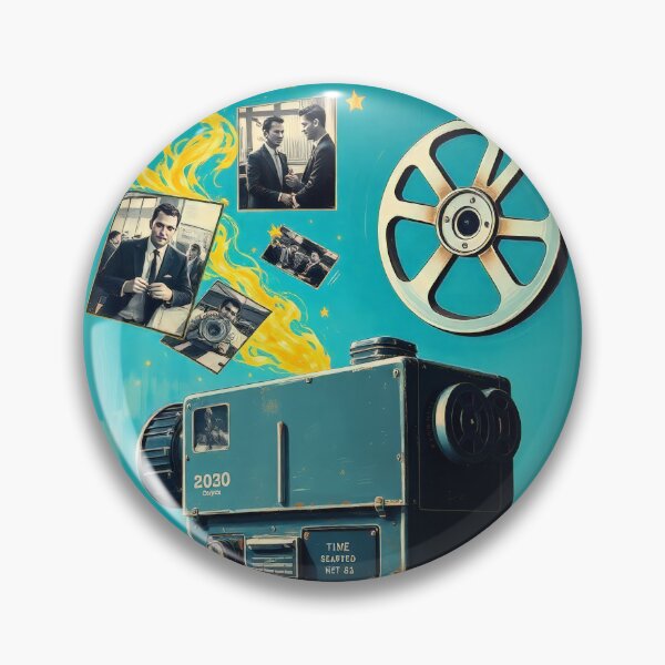 Item preview, Vintage Film Projector Memories Collage Art designed and sold by Cine8.