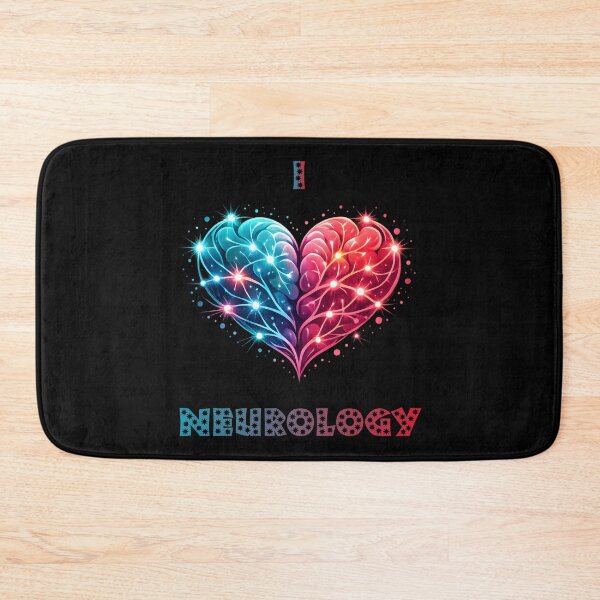 Item preview, I Love Neurology Heart Brain Anatomy Essential T-shirt designed and sold by DavmaxDesign.