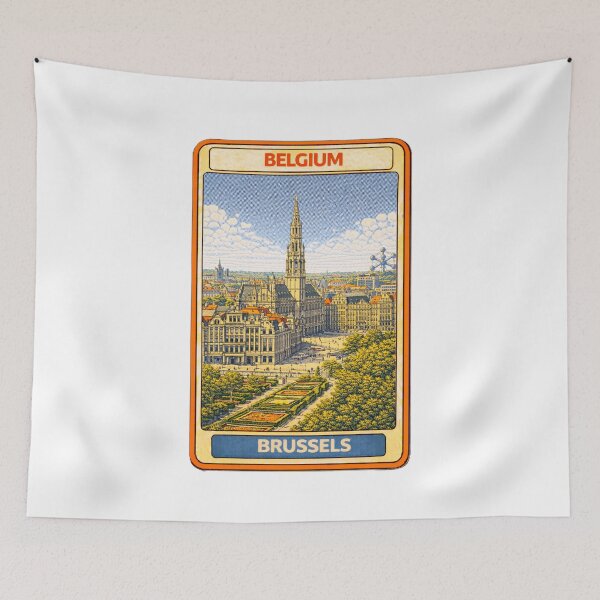 Item preview, Brussels Belgium Souvenir designed and sold by CLOUTKULT.