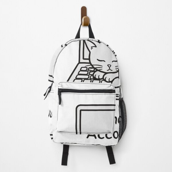 Item preview, Emotional Support Accountant - Funny Cat on Laptop designed and sold by shirt0pedia.