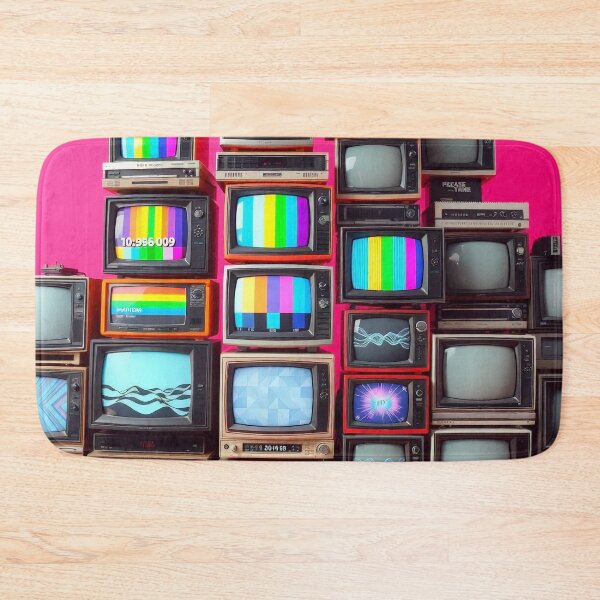 Item preview, Vintage TV Wall Retro Television Collection Art designed and sold by Cine8.