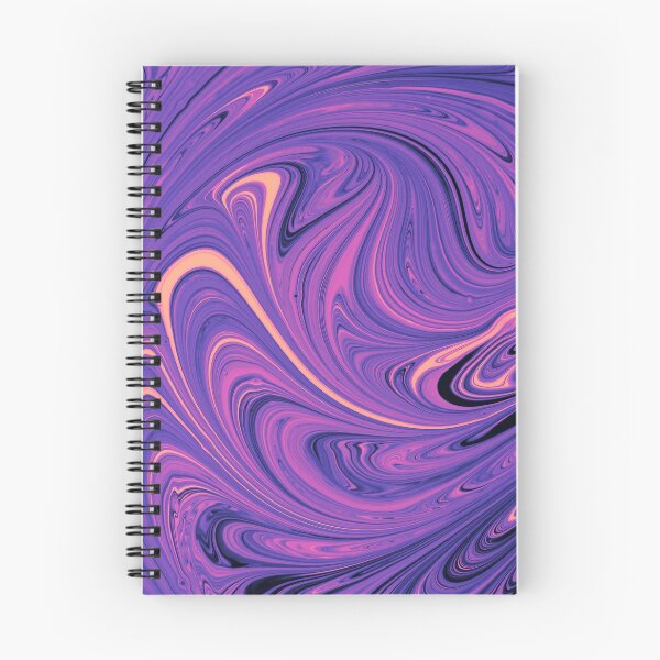 Item preview, Abstract purple, pink and yellow paint swirls designed and sold by Photostacia.