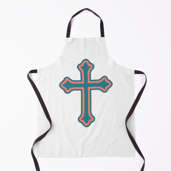 Item preview, Outline Cross | Teal Pink Glowing Christian Cross designed and sold by stylishdzign.