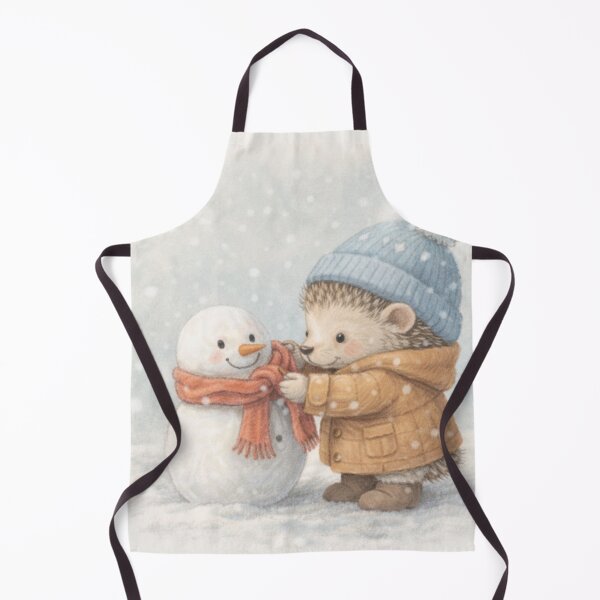 Item preview, Tiny Winter Kindness – Cute Snowman Friendship Illustration” designed and sold by DRstore95.