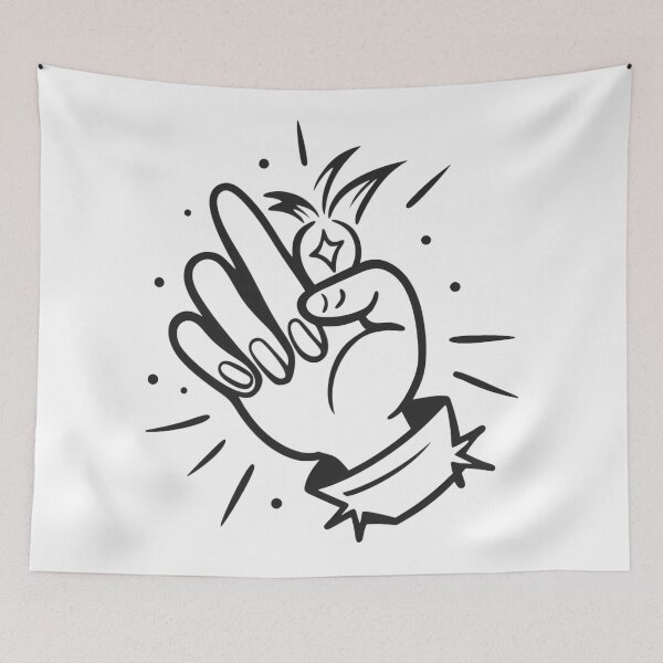 Item preview, Fun Whimsical Expressions Doodle Collection Black White Lines designed and sold by ART ATTACK ZONE.