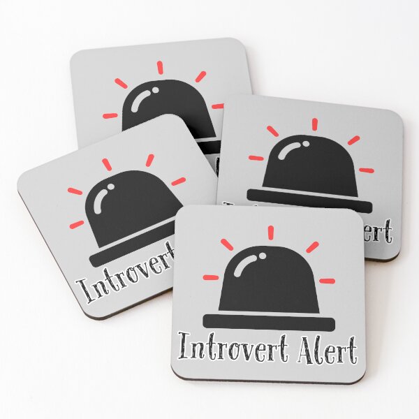 Item preview, Introvert Alert designed and sold by Harcodesign.
