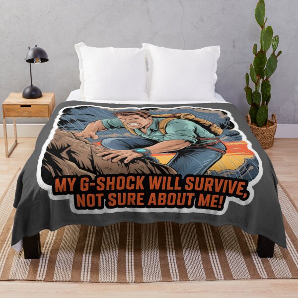 Item preview, Funny Comic Design: G-Shock Survives All designed and sold by WatchesAndMore.
