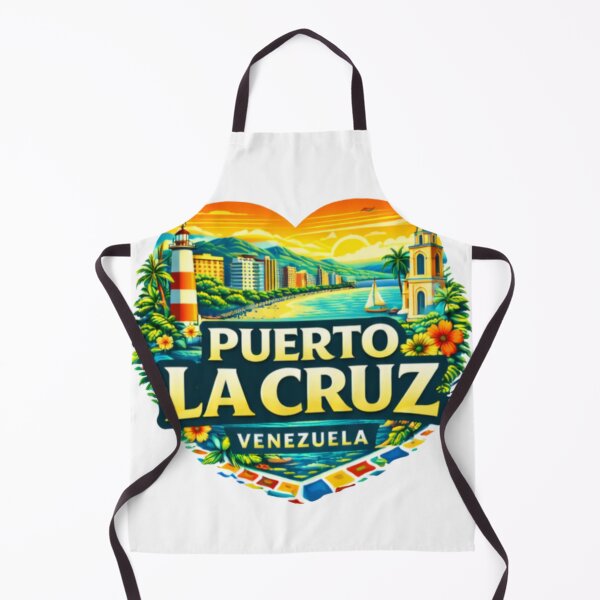 Item preview, Puerto La Cruz Venezuela – Vibrant Coastal Landmark Badge designed and sold by OrdazCreativos.