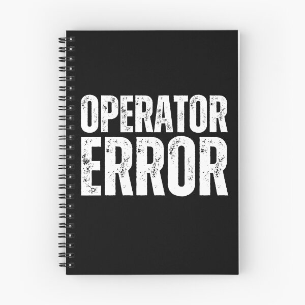 Item preview, Operator Error – Funny Tech Support Computer Humor Design for IT Pros, Coders & Gamers Distressed White Font designed and sold by GFamilyC.