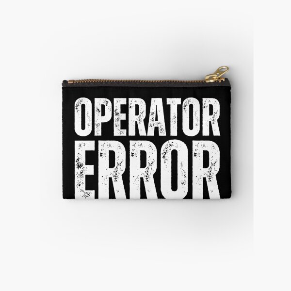 Item preview, Operator Error – Funny Tech Support Computer Humor Design for IT Pros, Coders & Gamers Distressed White Font designed and sold by GFamilyC.