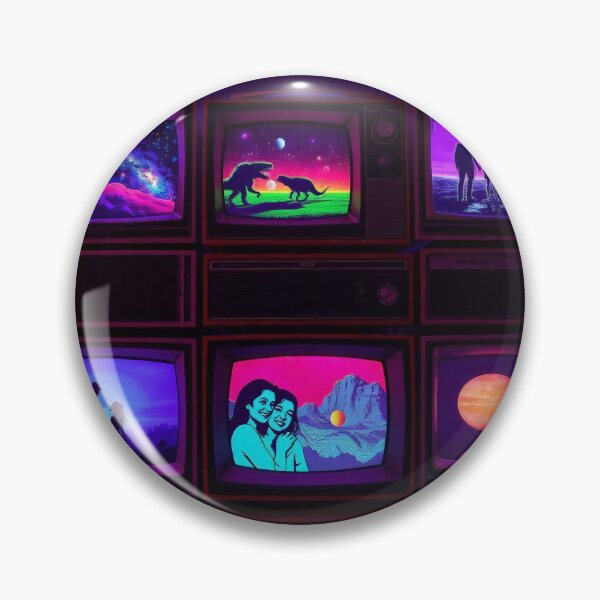Item preview, Vintage TV Wall Retro Television Collection Art designed and sold by Cine8.