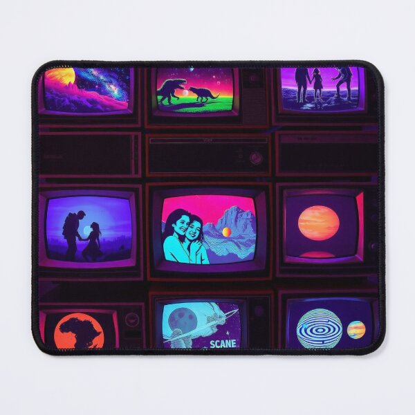 Item preview, Vintage TV Wall Retro Television Collection Art designed and sold by Cine8.