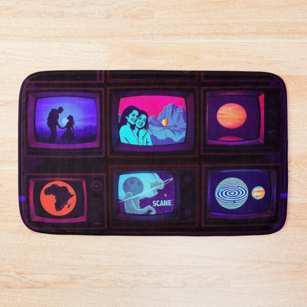 Item preview, Vintage TV Wall Retro Television Collection Art designed and sold by Cine8.