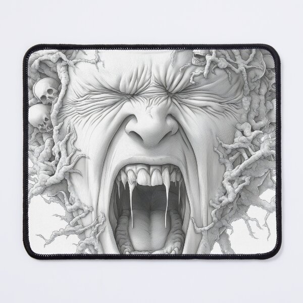 Item preview, Screaming Face Horror Fans designed and sold by Shoot-The-Moon.