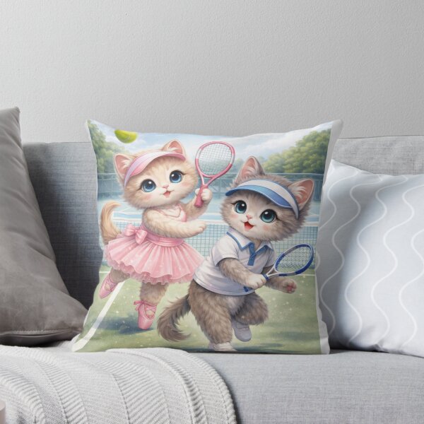 Item preview, Tennis Time - Adorable Kittens on the Court. designed and sold by Lylysun.