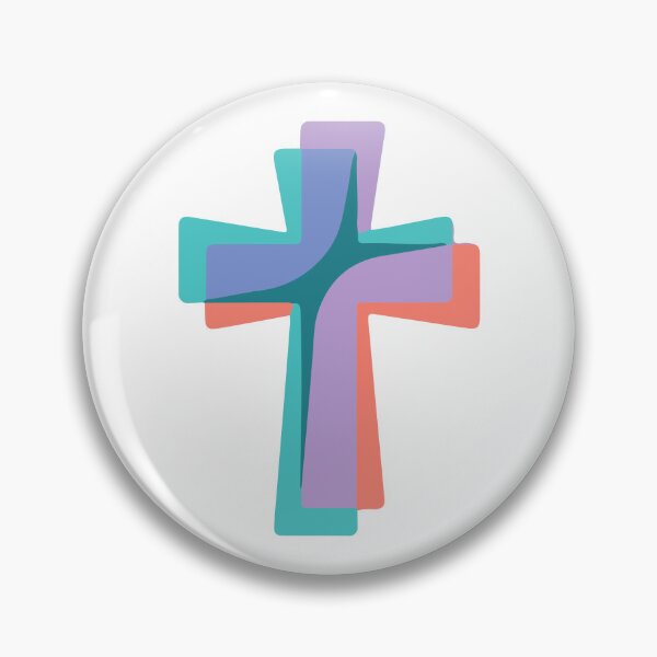 Item preview, Colorful Geometric Cross | Bold Abstract Cross designed and sold by stylishdzign.