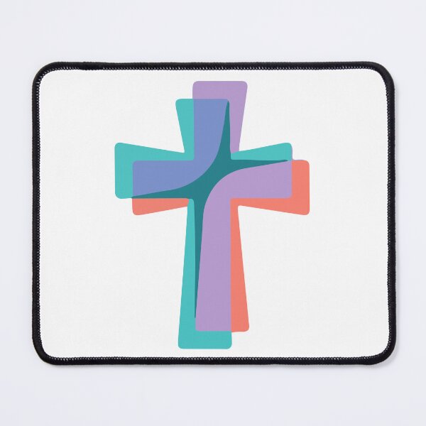 Item preview, Colorful Geometric Cross | Bold Abstract Cross designed and sold by stylishdzign.