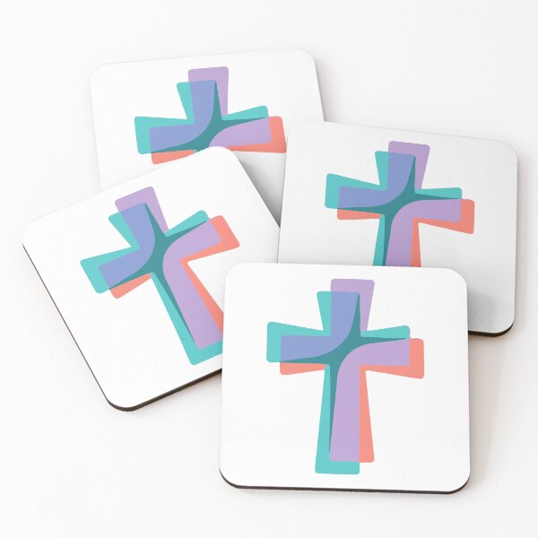 Item preview, Colorful Geometric Cross | Bold Abstract Cross designed and sold by stylishdzign.