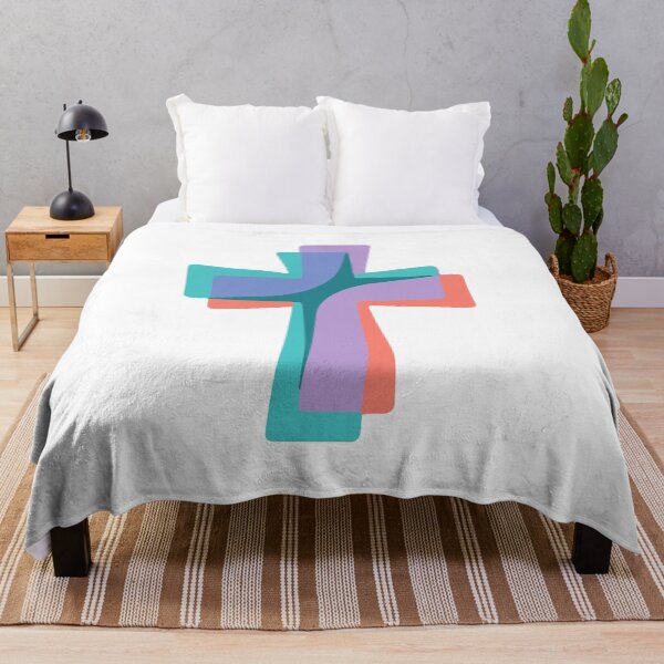 Item preview, Colorful Geometric Cross | Bold Abstract Cross designed and sold by stylishdzign.